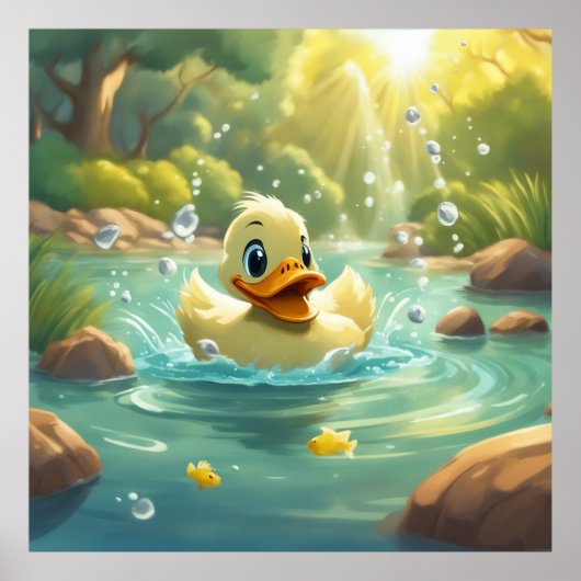 Houd Duck ontwerp of ontwerp je eigen Poster (Voorkant)