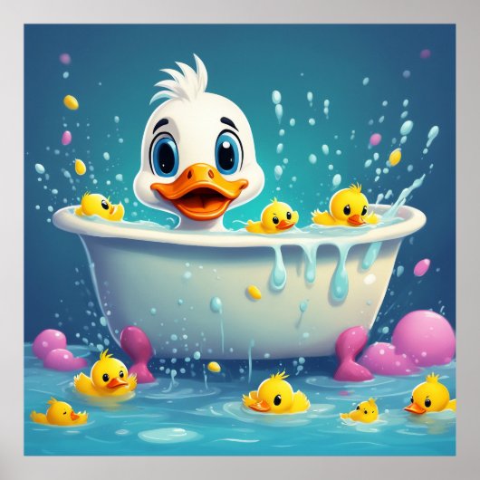 Houd Duck ontwerp of ontwerp je eigen Poster (Voorkant)