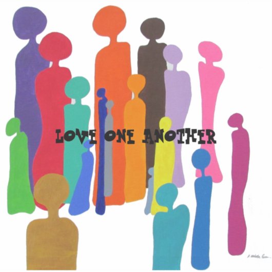 HOUD ÉÉN ANDERE STICKER (Voorkant)