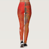 Houd een drivin 1 levendige rode Leggings (Achterkant)