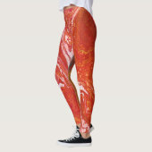 Houd een drivin 1 levendige rode Leggings (Links)