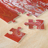 Houd een drivin 1 levendige rode puzzel (Zijkant)