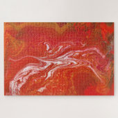 Houd een drivin 1 levendige rode puzzel legpuzzel (Horizontaal)