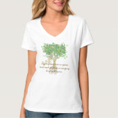 Houd een groene boom in uw hart en misschien t-shirt (Voorkant)