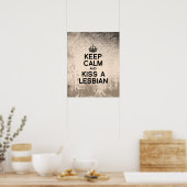 HOUD EEN LESBIAN EN HOUD EEN LESBIAN POSTER (Keuken)