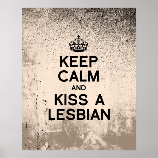 HOUD EEN LESBIAN EN HOUD EEN LESBIAN POSTER (Voorkant)