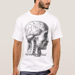 Houd een open geest t-shirt