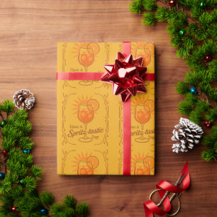 Houd een spritz-tastische dag Aperol Spritz-wensen Cadeaupapier