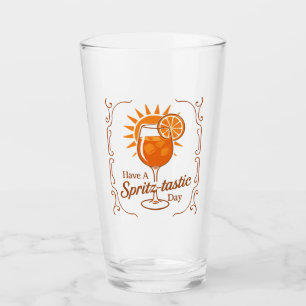 Houd een spritz-tastische dag Aperol Spritz-wensen Glas