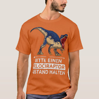Houd een Velociraptor op afstand van Velocirap T-shirt