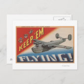 Houd 'Em Flying/PB2Y-2 Briefkaart (Voorkant / Achterkant)
