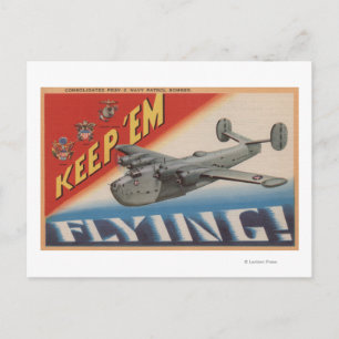 Houd 'Em Flying/PB2Y-2 Briefkaart