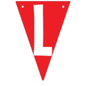 HOUD EN BEDANKT! WEDING SIGN-driehoeksvorm Vlaggetjes (Tweede vlag)