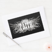 Houd Faith Rechthoekige Sticker (Envelop)