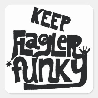 Houd Flagler Funky sticker