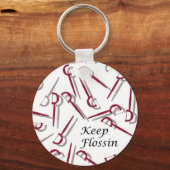 Houd Flossin door Matt Landon Sleutelhanger (Voorkant)