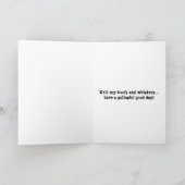 Houd haar paarden verjaardag paard gezicht kaart (Binnen)