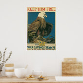 Houd hem vrij poster (Keuken)