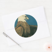 Houd hem vrij ronde sticker (Envelop)