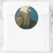 Houd hem vrij ronde sticker (Tas)