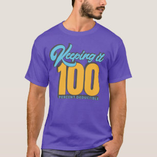 Houd het 100 procent aftrekbaar-verstelbare kleur t-shirt