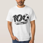 Houd het 100 t-shirt (Voorkant)