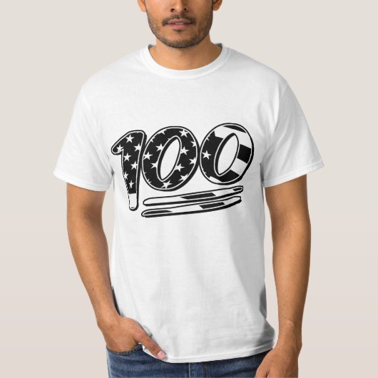Houd het 100 t-shirt (Voorkant)