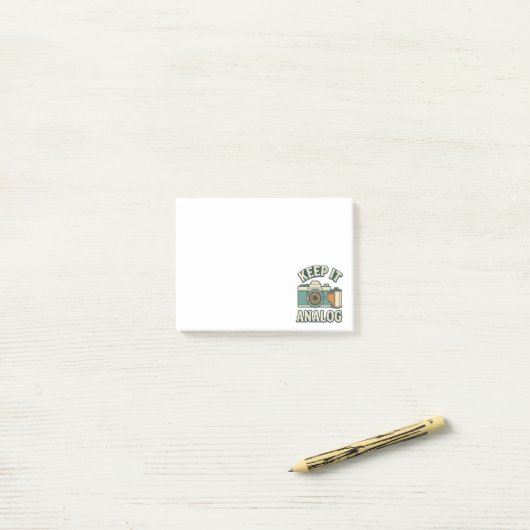 Houd het analoog post-it® notes (Op bureau)
