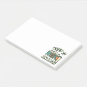 Houd het analoog post-it® notes (Schuin)