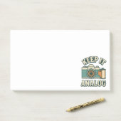 Houd het analoog post-it® notes (Op bureau)