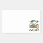 Houd het analoog post-it® notes (Voorkant)