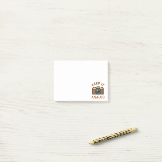 Houd het analoog post-it® notes (Op bureau)