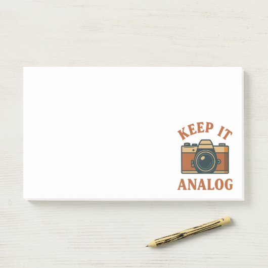 Houd het analoog post-it® notes (Op bureau)