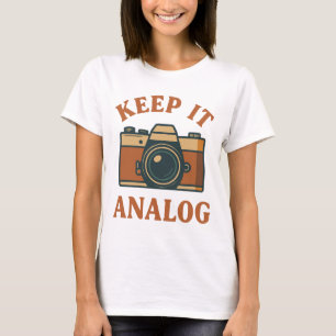 Houd het analoog t-shirt