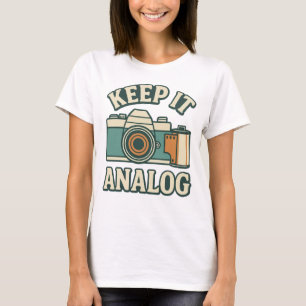 Houd het analoog t-shirt