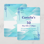 Houd het Blauwgroen Kaart (Voorkant / Achterkant)