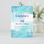 Houd het Blauwgroen Kaart (Staand voorkant)