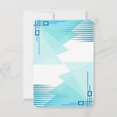 Houd het Blauwgroen Kaart (Achterkant)