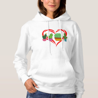 Houd het brutaal, houd het cactus hoodie