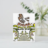 Houd het echt: Kaleidoscope Art Print / Graphic Briefkaart (Staand voorkant)