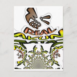 Houd het echt: Kaleidoscope Art Print / Graphic Briefkaart