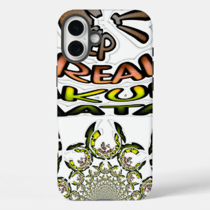 Houd het echt: Kaleidoscope Art Print / Graphic iPhone 16 Plus Hoesje