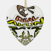 Houd het echt: Kaleidoscope Art Print / Graphic Keramisch Ornament (Rechts)