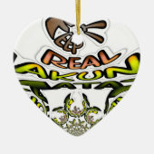 Houd het echt: Kaleidoscope Art Print / Graphic Keramisch Ornament (Voorkant)