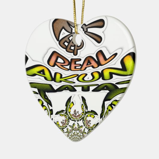 Houd het echt: Kaleidoscope Art Print / Graphic Keramisch Ornament (Links)