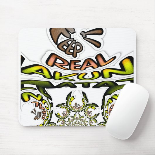 Houd het echt: Kaleidoscope Art Print / Graphic Muismat (Met muis)