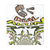 Houd het echt: Kaleidoscope Art Print / Graphic Notitieblok (Voorkant)