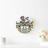 Houd het echt: Kaleidoscope Art Print / Graphic Ronde Klok (Huis)