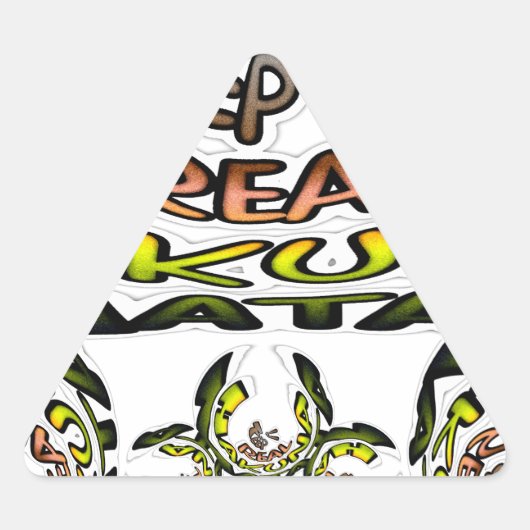 Houd het echt: Kaleidoscope Art Print / Graphic Sticker (Voorkant)