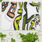 Houd het echt: Kaleidoscope Art Print / Graphic Theedoek (Gevouwen)